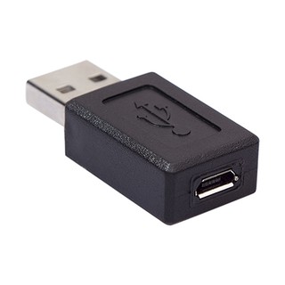 Mini Black USB Male to Micro USB Female B M/F  อะแดปเตอร์  Connector Converter