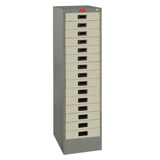 File cabinet OFFICE DRAWER PRELUDE PC-215 STEEL GREY Office furniture Home & Furniture ตู้เอกสาร ตู้เก็บแบบฟอร์ม 15 ลิ้น