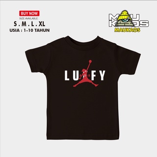 เสื้อยืด ลายการ์ตูนอนิเมะ Luffy Air Jordan Edition สําหรับเด็ก