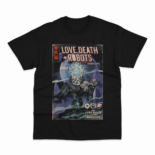 เสื้อยืดผู้ เสื้อเชิ้ต ลาย Love Death And Robots S-5XL