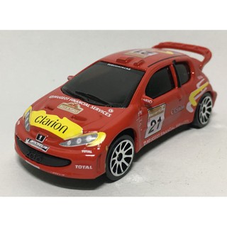 รถเหล็ก Majorette Peugeot 206 wrc no.21