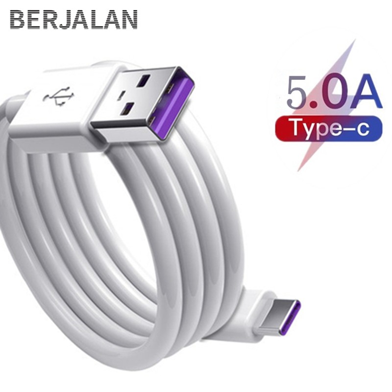 berjalan-bc3-สายเคเบิล-usb-type-c-5a-สำหรับ-huawei-p40-p50