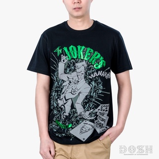 DOSH MENS T-SHIRTS JOKER เสื้อยืดคอกลม แขนสั้น ผู้ชาย DBMT5271-BL