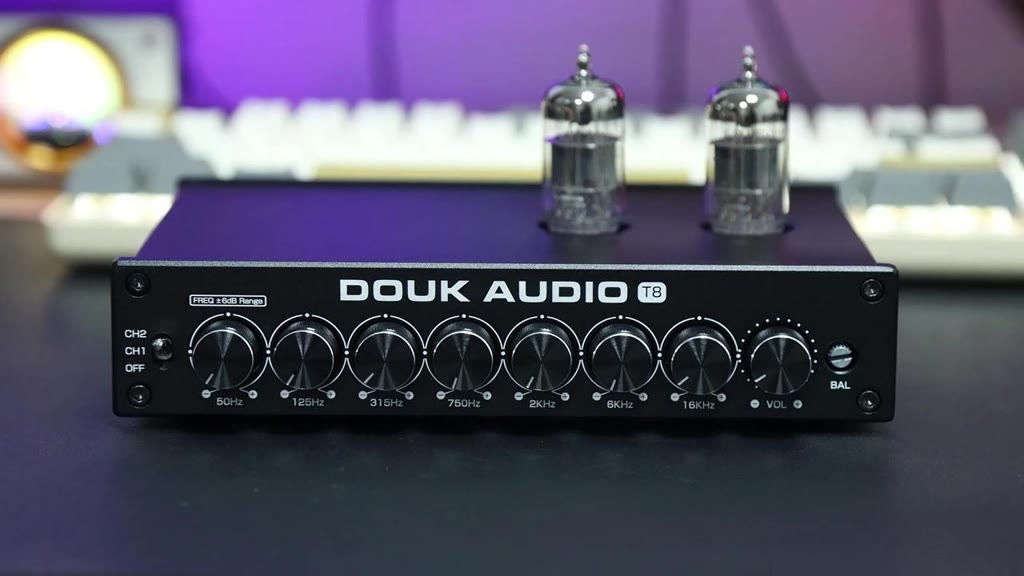 อัพเกรด-douk-audio-t8pro-hifi-7-band-eq-preamp-equalizer-balanced-xlr-stereo-rca-pre-amplifier-สําหรับลําโพงตั้งโต๊ะที่บ้าน-พร้อมตัวควบคุมโทนเสียง