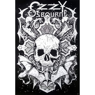 โปสเตอร์ รูปวาด กราฟฟิก นักร้อง ดนตรี เฮฟวีเมทัล Ozzy Osbourne (1967) POSTER 24"x35" Inch English Heavy Metal Rock V1