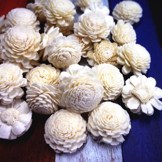 ดอกมะลิ jasmine sola flower ขนาด 3.5ซม