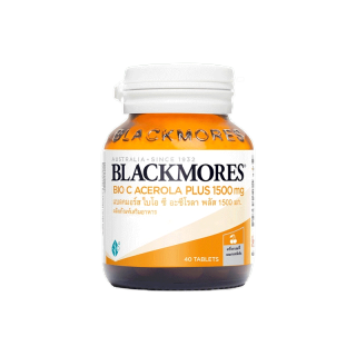 Blackmores Bio C Acerola Plus 1500mg 40 Tablets แบลคมอร์ส ผลิตภัณฑ์เสริมอาหารไบโอ ซี อะซีโรลา พลัส 1500 มก..