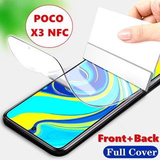 ภาพหน้าปกสินค้าฟิล์มไฮโดรเจล แบบนิ่ม กันรอยหน้าจอด้านหน้าและด้านหลัง สำหรับ Xiaomi Pocophone POCO X3 NFC M4 X4 X 3 Pro F3 F4 GT X3GT x3Pro X4Pro X4GT F4GT M4Pro 5G 4G ที่เกี่ยวข้อง