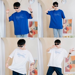 ค่าสัมบูรณ์Feeling T-shirt zamio เสื้อยืดโอเวอร์ไซส์ถูกสุดๆS-3XL