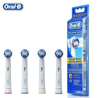 Oral-B หัวแปรงสีฟันไฟฟ้า Toothbrush head รุ่น Precision clean  แพค 4 ชิ้น(L18- Toothbrush head)