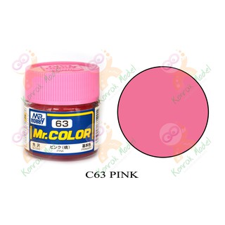 ภาพหน้าปกสินค้าสีสูตรทินเนอร์ Mr.hobby Mr.color C63 Pink Gloss 10ml ซึ่งคุณอาจชอบราคาและรีวิวของสินค้านี้