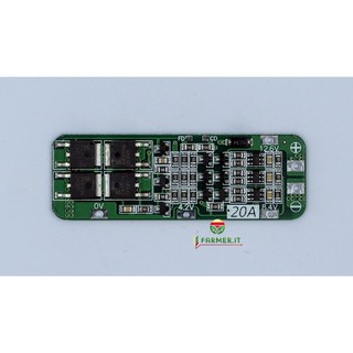 BMS3S12.6V20ALi-ion18650PCBตัวควบคุมการชาร์จแบตเตอรีลิเธียมไอออน