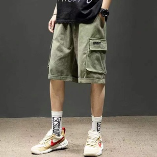สินค้า กางเกงขาสั้นหลวมๆ ทรงหลวม แบรนด์อินเทรนด์สไตล์ญี่ปุ่นสำหรับผู้ชายM-5XL
