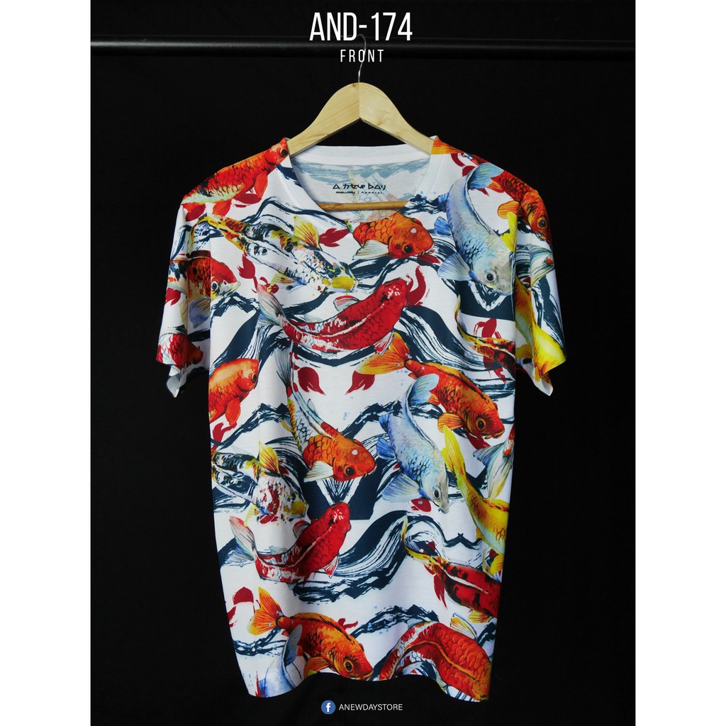 a-new-day-174-เสื้อสกรีนเต็มตัว-สไตล์ญี่ปุ่น-ลายปลาคราฟ-koi-fish