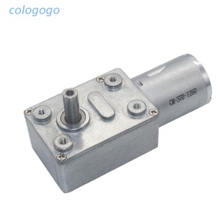 Colo JGY370 มอเตอร์เกียร์หนอน แรงบิดสูง 6V 12V24V พร้อมเพลา 2 RPM เป็น 375