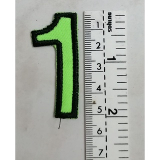 ภาพขนาดย่อของภาพหน้าปกสินค้าตัวเลขติดเสื้อวินแบบปัก 1-0 ตัวใหญ่-ตัวเล็ก สีเขียว จากร้าน _jf123 บน Shopee ภาพที่ 1