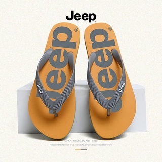 Jeep รองเท้าแตะลําลอง กันลื่น สําหรับผู้ชาย และผู้หญิง เหมาะกับการพักผ่อน