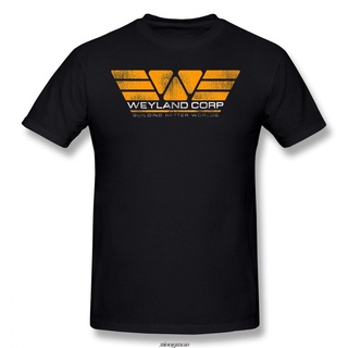 เสื้อยืดผ้าฝ้ายพิมพ์ลายขายดี เสื้อยืดแขนสั้นลําลอง พิมพ์ลายกราฟฟิค WEYLAND CORP Building Better Worlds น่ารัก สําหรับผู้