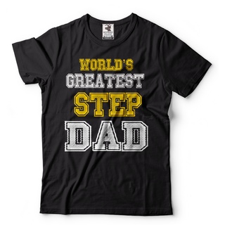 เสื้อยืด พิมพ์ลาย Step Dad s Fathers day สําหรับผู้ชาย 717356