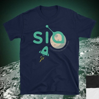 เสื้อยืดสีขาวเสื้อยืด พิมพ์ลายเมฆ Siacoin To The Moon Crypto โปรโมชั่น สําหรับผู้ชายS-4XL