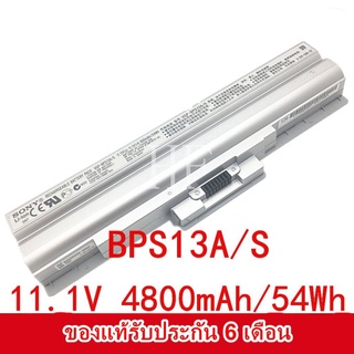 กดสั่งแล้วรอ 10 วัน Battery Notebook sony VGN-CS36SJ VGP-BPS13 ของแท้ สีเงิน ของใหม่ ประกัน 6 เดือน