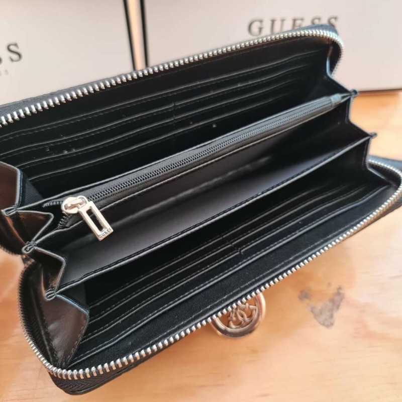 guess-long-wallet-กระเป๋าสตางค์ใบยาวซิปรอบ-หนัง-pu