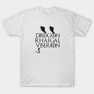 Game of Thrones บ้าน Targaryen เสื้อยืดที่มีคุณภาพสูงผ้าฝ้ายแขนสั้นเสื้อผ้าเครื่องแต่งกาย Unisex jug