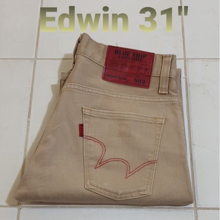 ยีนส์ใหม่ ยี่ห้อ Edwin เอว 31 นิ้ว