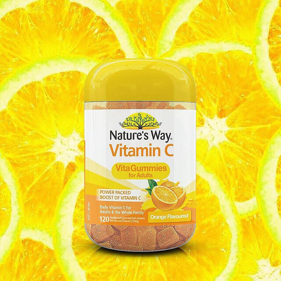 ภาพสินค้าNature's Way Vitamin C Vita Gummies for Adults - เยลลี่วิตามินซี สำหรับผู้ใหญ่ 120เม็ด จากร้าน labpharmacy_officialshop บน Shopee ภาพที่ 3