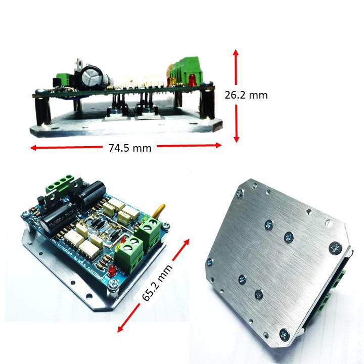 บอร์ดขับดีซีมอเตอร์ 40A 12-24V SE-HB40-1 (H-Bridge DC Motor Drive ...