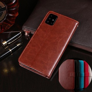 เคสกระเป๋าสตางค์หนังสําหรับ samsung galaxy a 01 a 21 a 51 note 10 lite s 20 s 10 lite 220