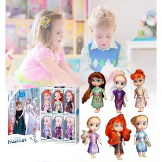 🧚‍♀️เซทตุ๊กตาพร้อมชุดแฟชั่น 6ตัว babie doll costume set