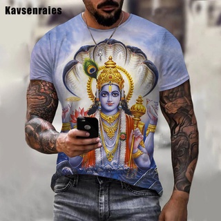 เสื้อยืดแขนสั้นลําลอง พิมพ์ลาย Hindu God Lord Shiva5 3 มิติ สไตล์ฮาราจูกุ แฟชั่นสําหรับผู้ชาย และผู้หญิง