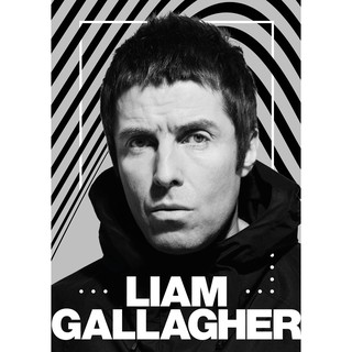 โปสเตอร์ Oasis Band โอเอซิส เลียม โนล Liam Noel Gallagher แกลลาเกอร์ Music Poster ตกแต่ง โปสเตอร์วินเทจ โปสเตอร์วงดนตรี