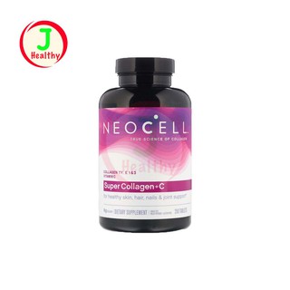 สินค้า Neocell Super Collagen + C (1 กระปุก 250 เม็ด) // Plus biotin 270 เม็ด