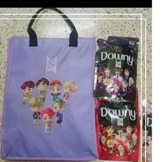 น้ำยาปรับผ้านุ่มดาวน์นี่คู่กับกระเป๋า downy