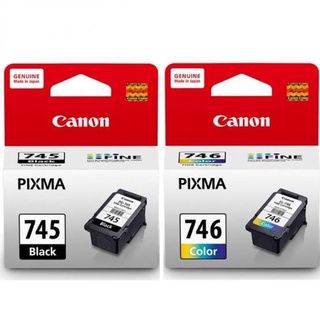 หมึกพิมพ์ Inkjet Canon PG-745 CL-746 หมึกดำและสี แท้มีกล่อง