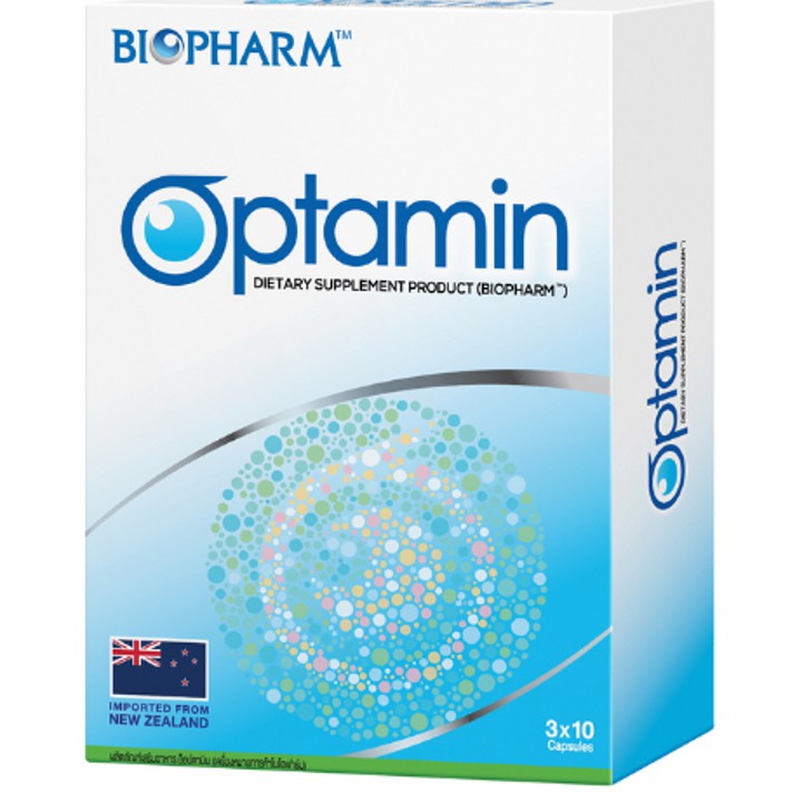 [สุดคุ้ม] Biopharm Optamin อ๊อปตามิน 30 เม็ด รวมสุดยอดวิตามินบำรุงสายตา ...