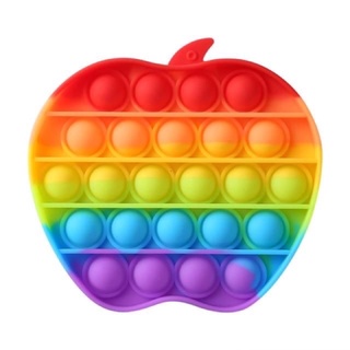 ป๊อบอิต Popรูปแอปเปิ้ล ของเล่นเพื่อผ่อนคลายความเครียด เล่นได้เด็กทั้งผู้ใหญ่