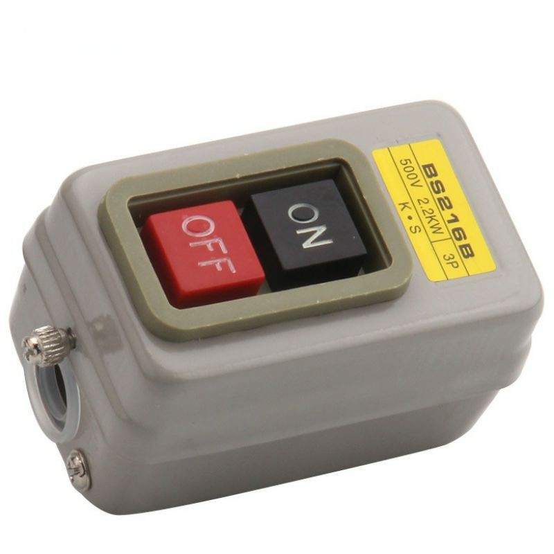 BS216B สวิตช์ปุ่มเปิดปิดด้วยตัวเอง 2.2KW Power Pushbutton Switch ...