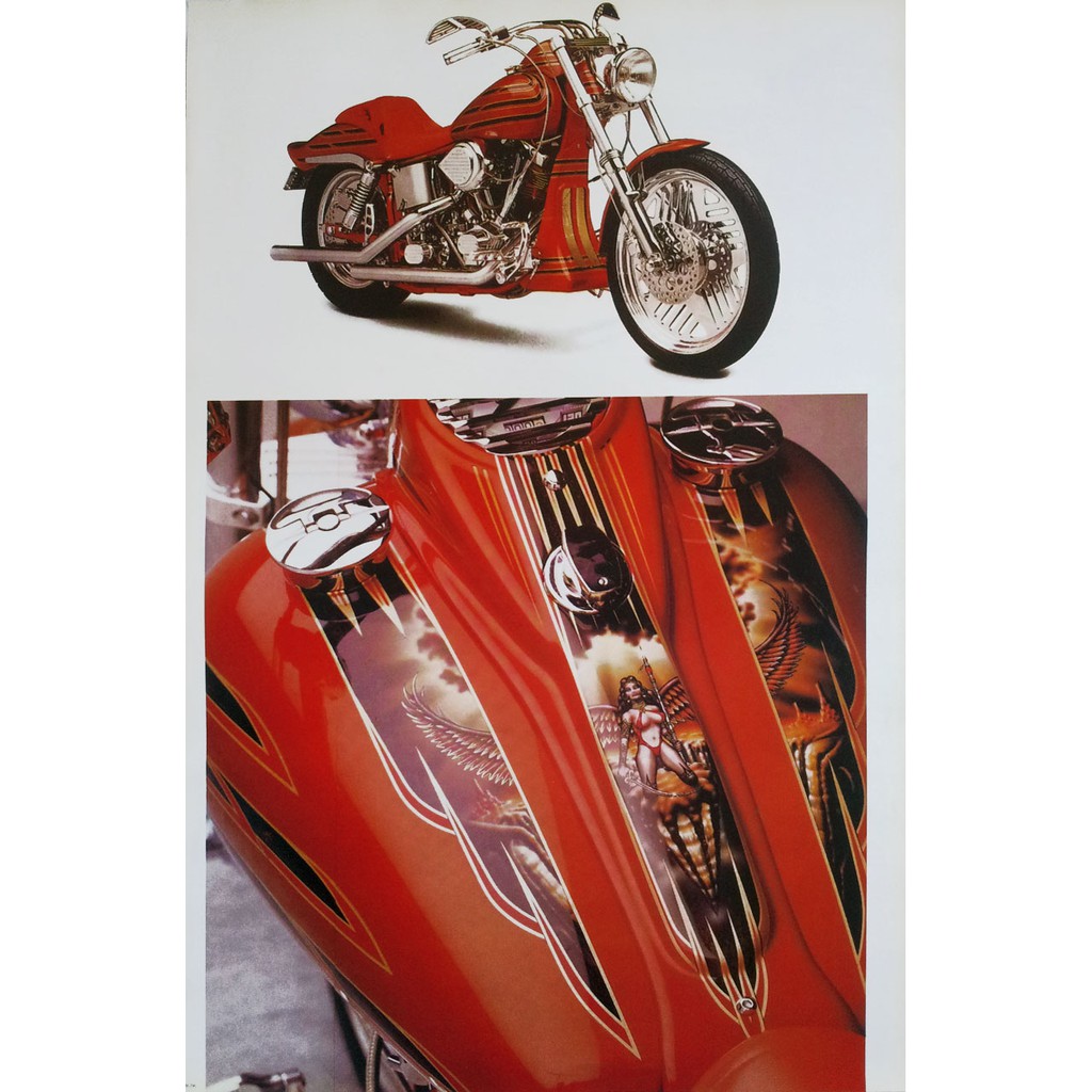 โปสเตอร์-รถมอเตอร์ไซค์-ชอปเปอร์-choppers-custom-motorcycles-poster-24-x35-inch-motorbikes-1-models