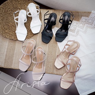 สินค้า Arista ( 🇹🇭 Ready to ship) รองเท้าผู้หญิง ส้นสูง สายคาด เน้นโชว์หน้าเท้า รุ่น Julie ( ART-003 )