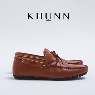 สินค้า KHUNN (คุณณ์) รองเท้ารุ่น Wiseman Whiskey รองเท้าหนังออยสีน้ำตาล