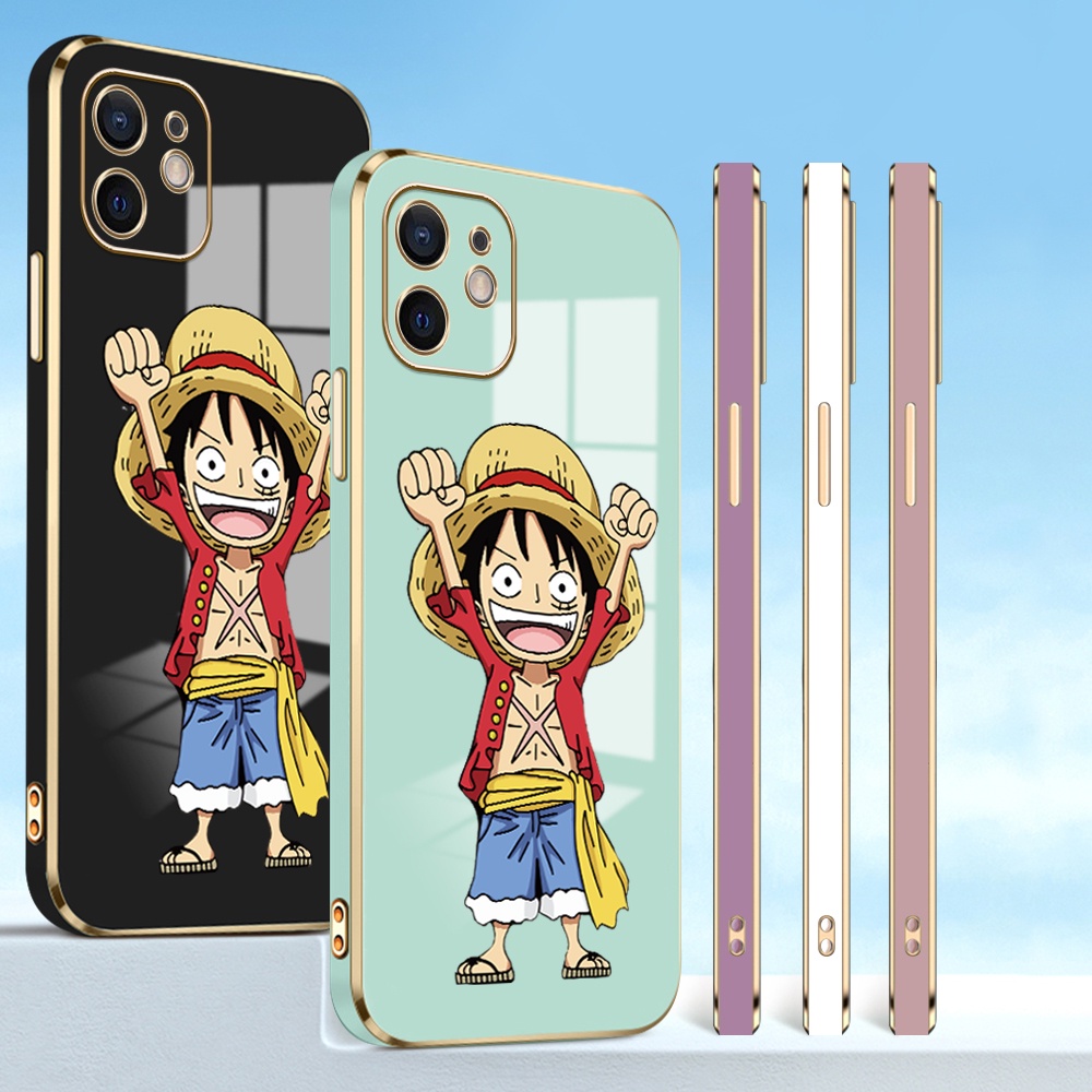 samsung-galaxy-a73-a72-a53-a33-a23-a01-a7-2018-4g-5g-เคสซัมซุง-สำหรับ-case-electroplated-luffy-เคส-เคสโทรศัพท์-เคสมือถือ