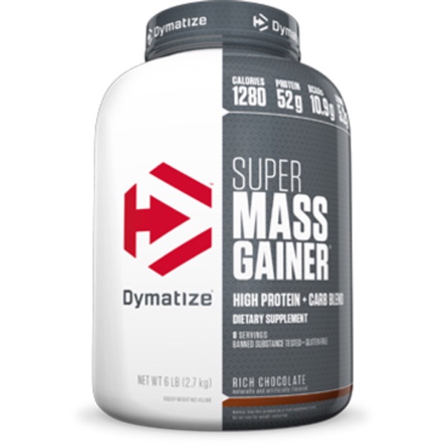 ภาพหน้าปกสินค้าDymatize nutrition Super Mass Gainer 6 Lbs