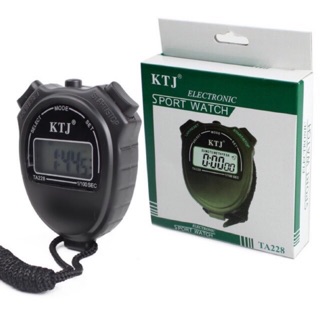 (จับเวลากีฬา) นาฬิกาจับเวลาเเข่งกีฬา KTJ TA288 [ของเเท้]นาฬิกาจับเวลา รุ่น TA 228 จับเวลาวิ่ง จอใหญ่