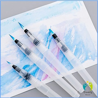 Comfy ปากกาหัวพู่กัน สำหรับวาดภาพสีน้ำ ปากกาหัวพู่กัน Fountain Pen