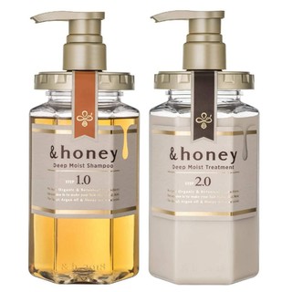 AND HONEY แชมพู และทรีทเมนต์ แอนด์ ฮันนี่ ดีป มอยซ์ สูตรน้ำมันอาร์แกนออร์แกนิกโมร็อกโก น้ำผึ้งมานูก้า และรอยัล เจลลี่