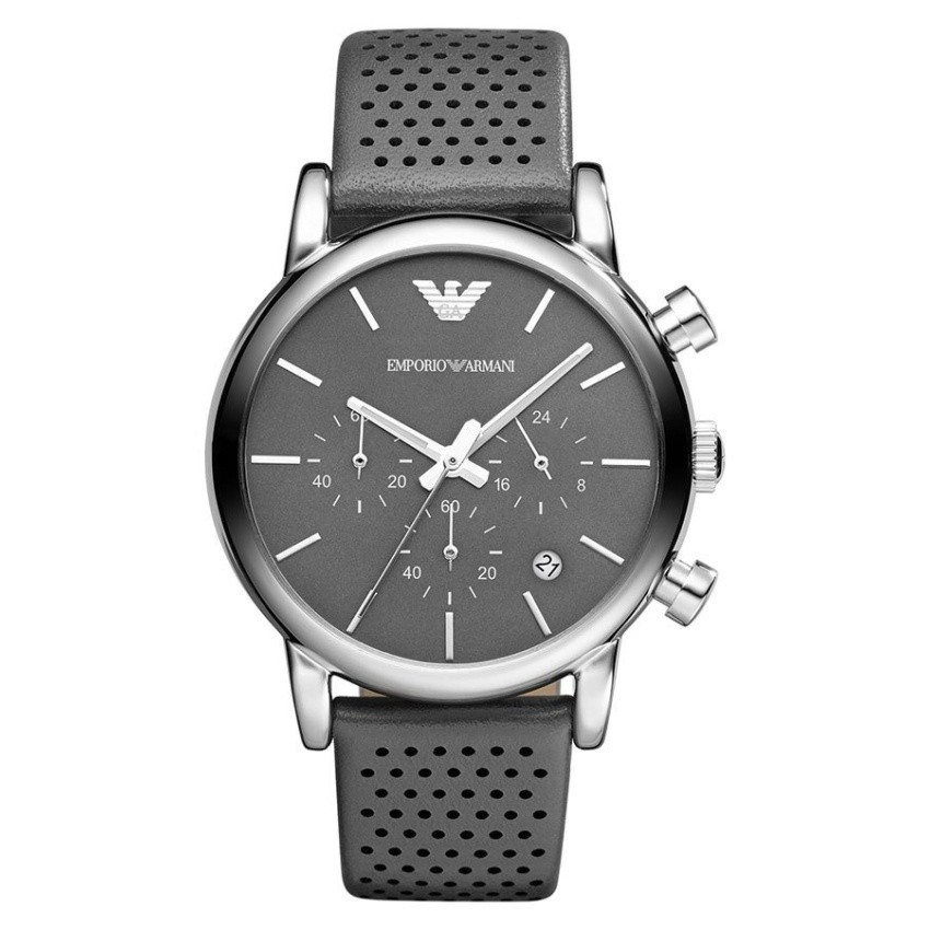 emporio-armani-นาฬิกาข้อมือชาย-สายหนัง-รุ่น-ar1735-gray