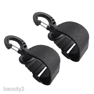 2pcs Kayak Paddle Clip Canoe Paddle Oar Strap Webbing Fishing Rod Holder